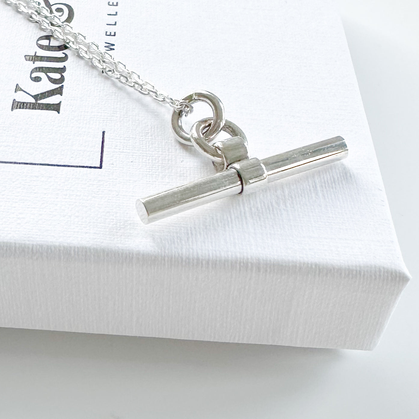 T-Bar Necklace - Sterling Silver