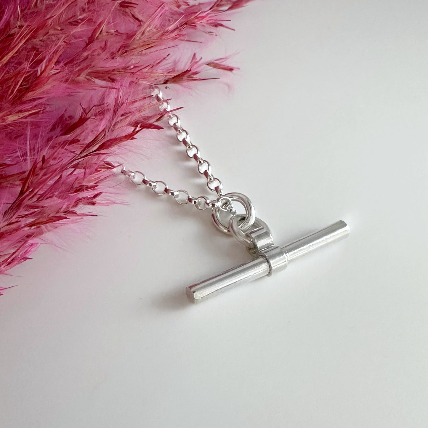 T-Bar Necklace - Sterling Silver