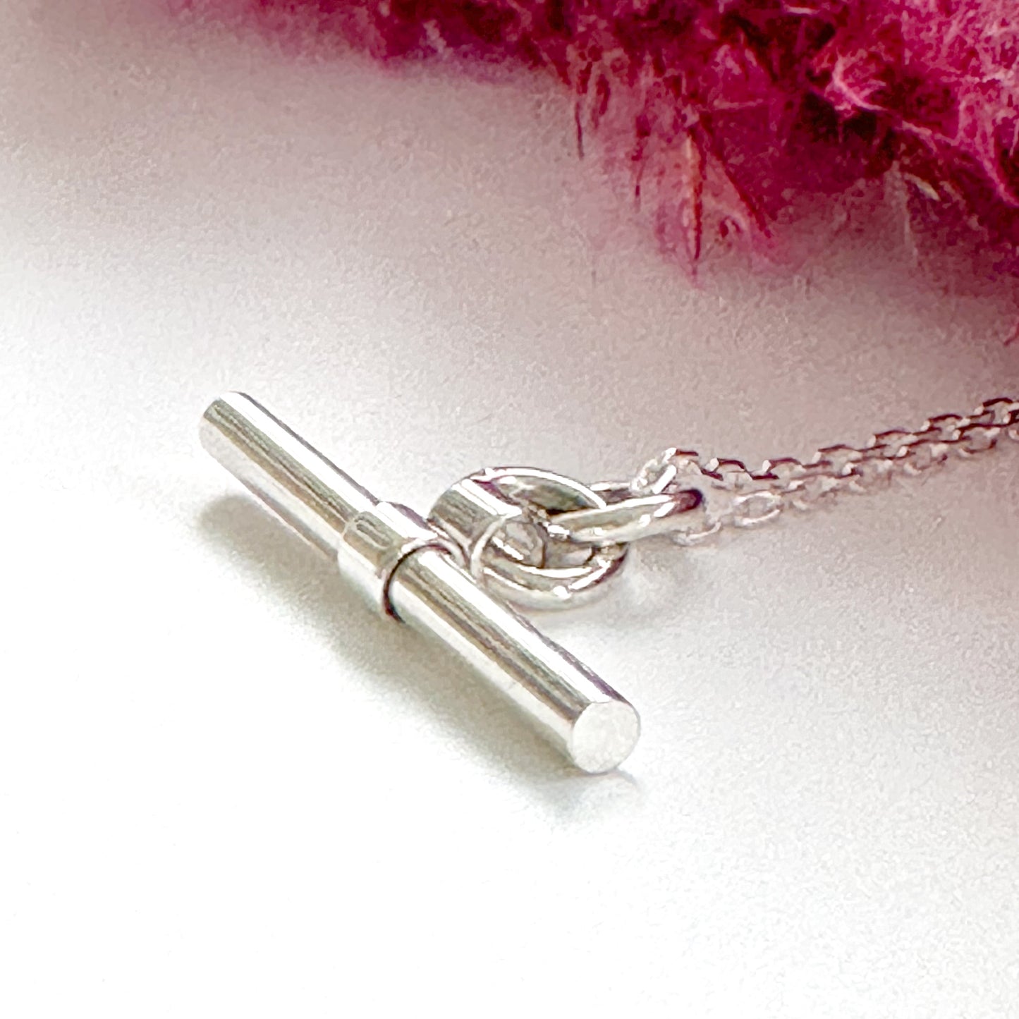 T-Bar Necklace - Sterling Silver