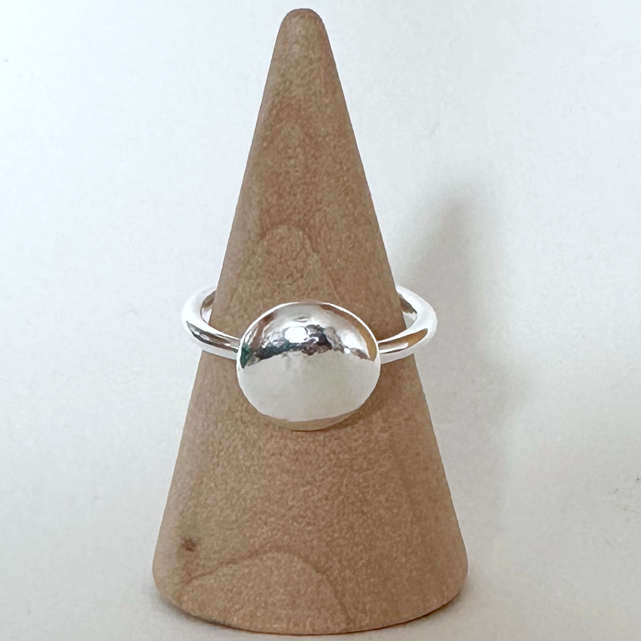 Silver Pebble Ring