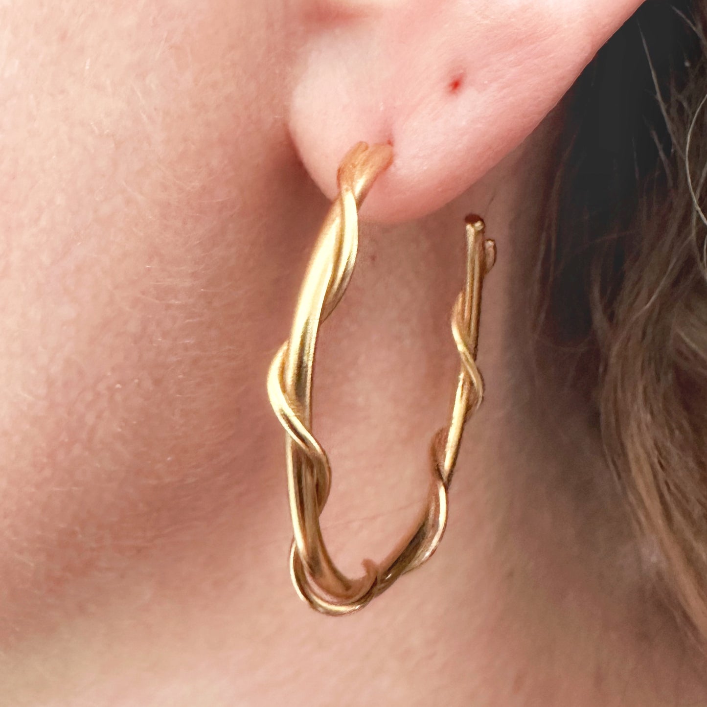 Entwined Hoops - Gold Vermeil