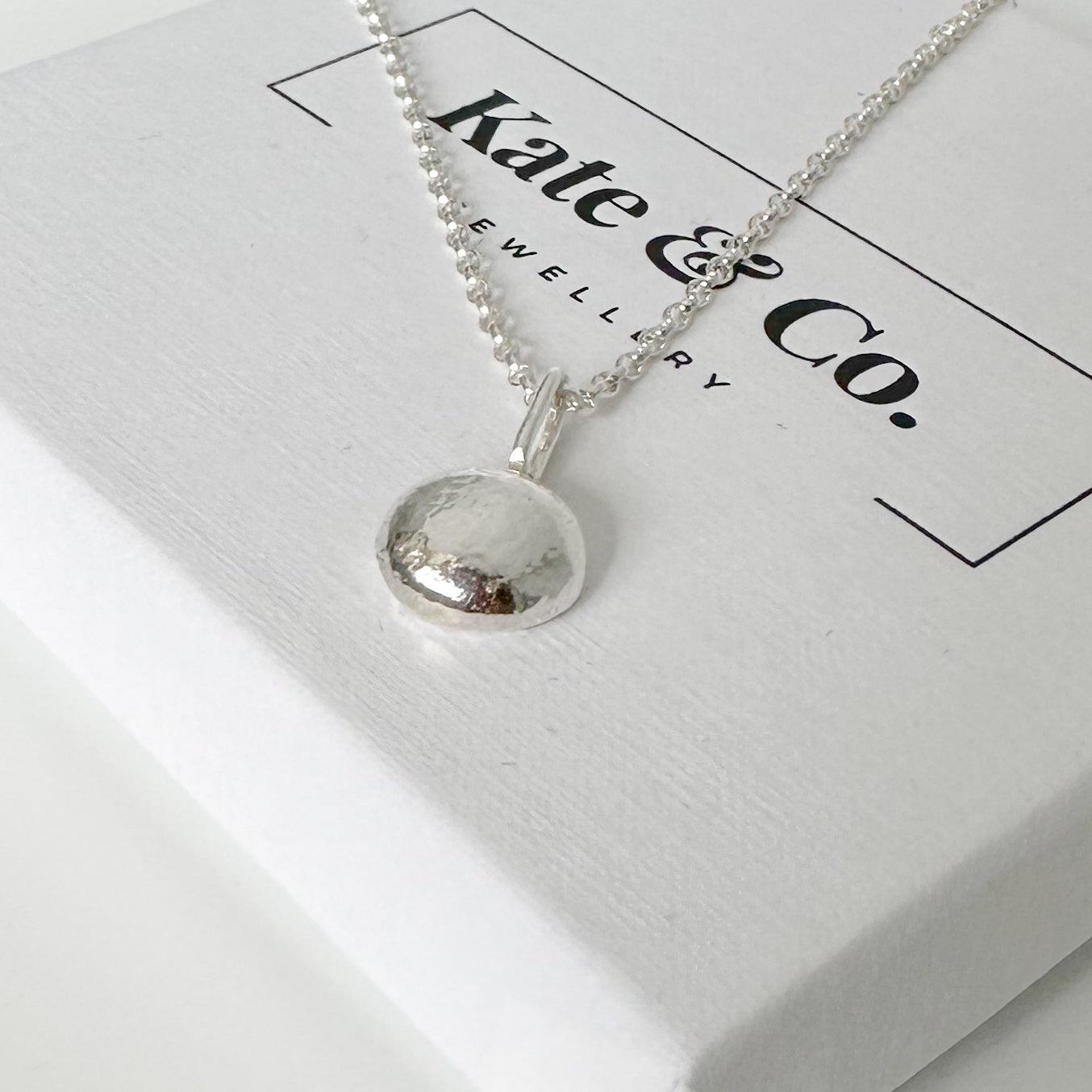 Sterling Silver Pebble Necklace