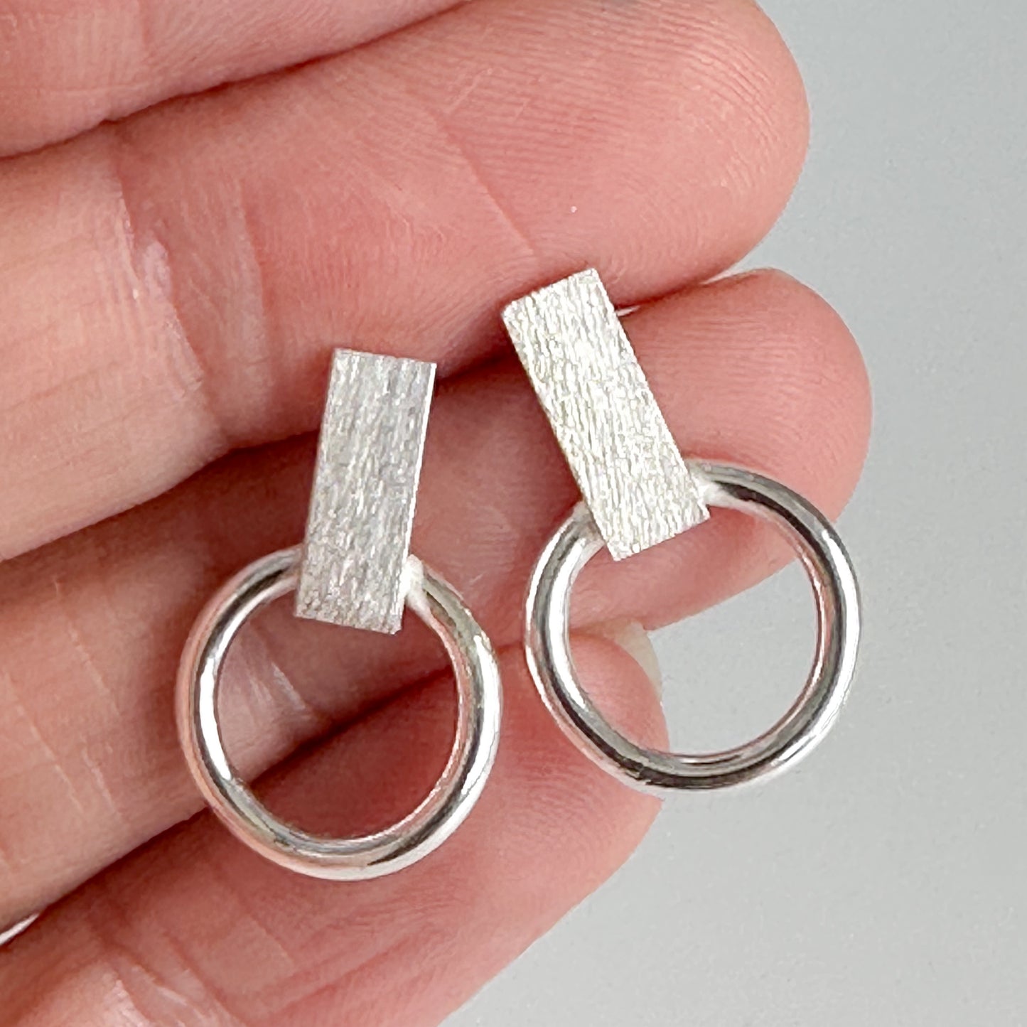 Deco Sterling Silver Earrings