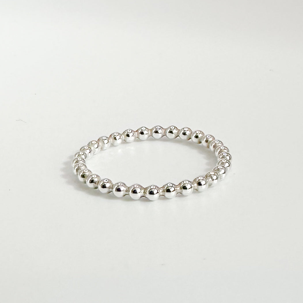 Sterling Silver Dot Stacking Ring