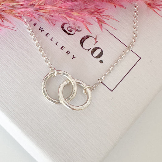 Mini Interlocking Circles Necklace