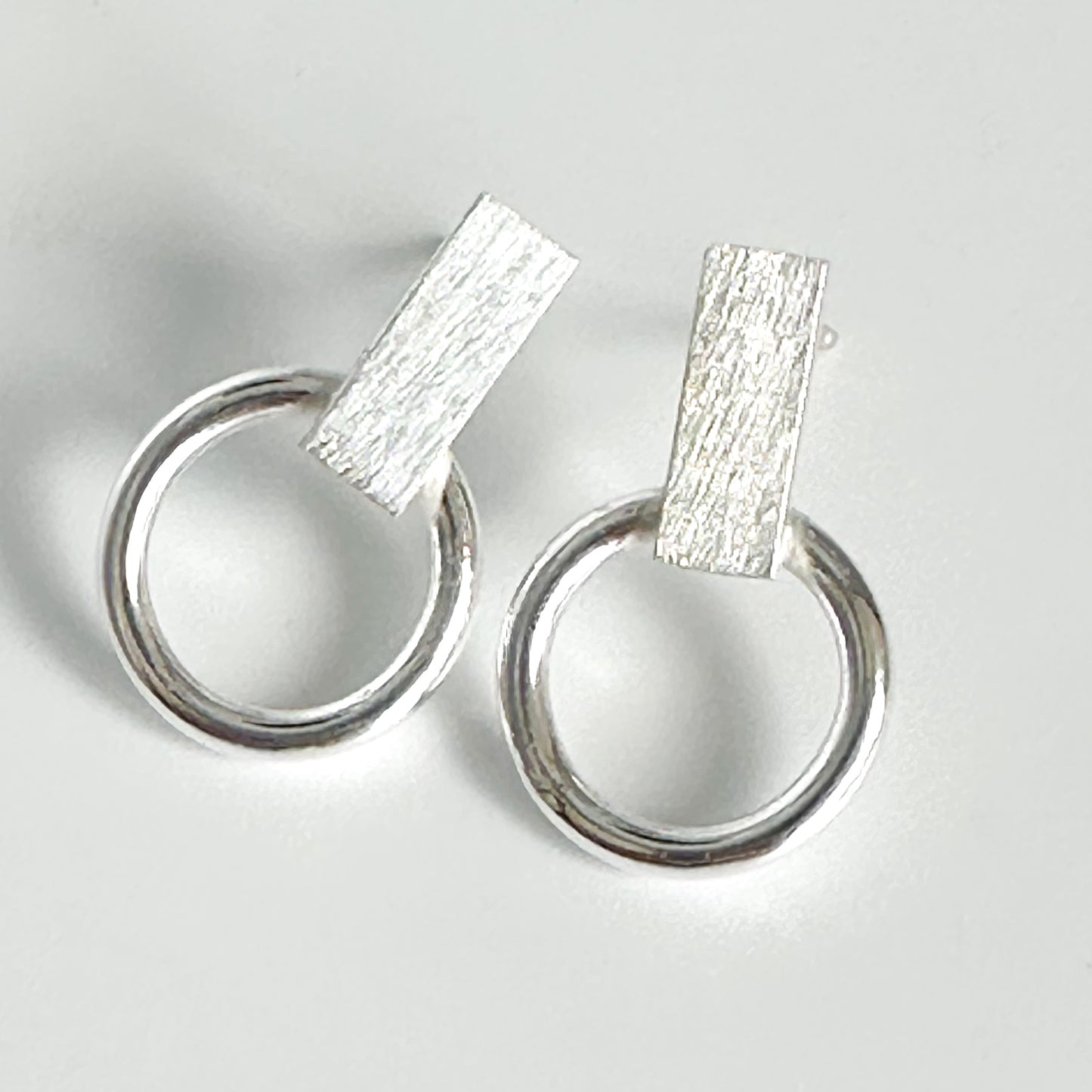 Deco Sterling Silver Earrings