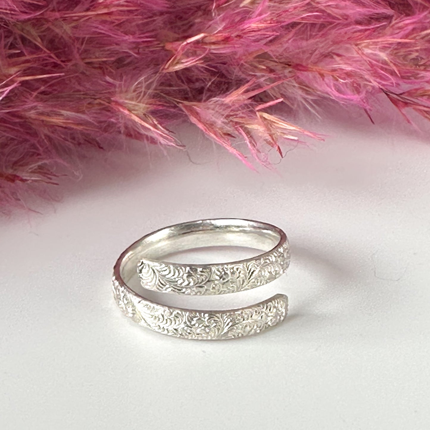 Silver Fern Adjustable Wrap Ring