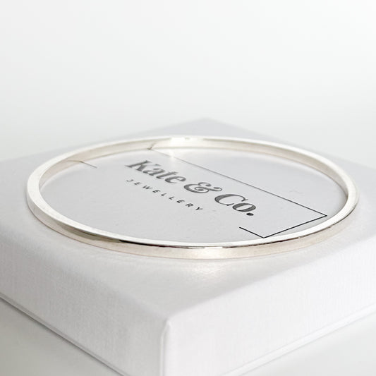 Tetra Sterling Silver Bangle