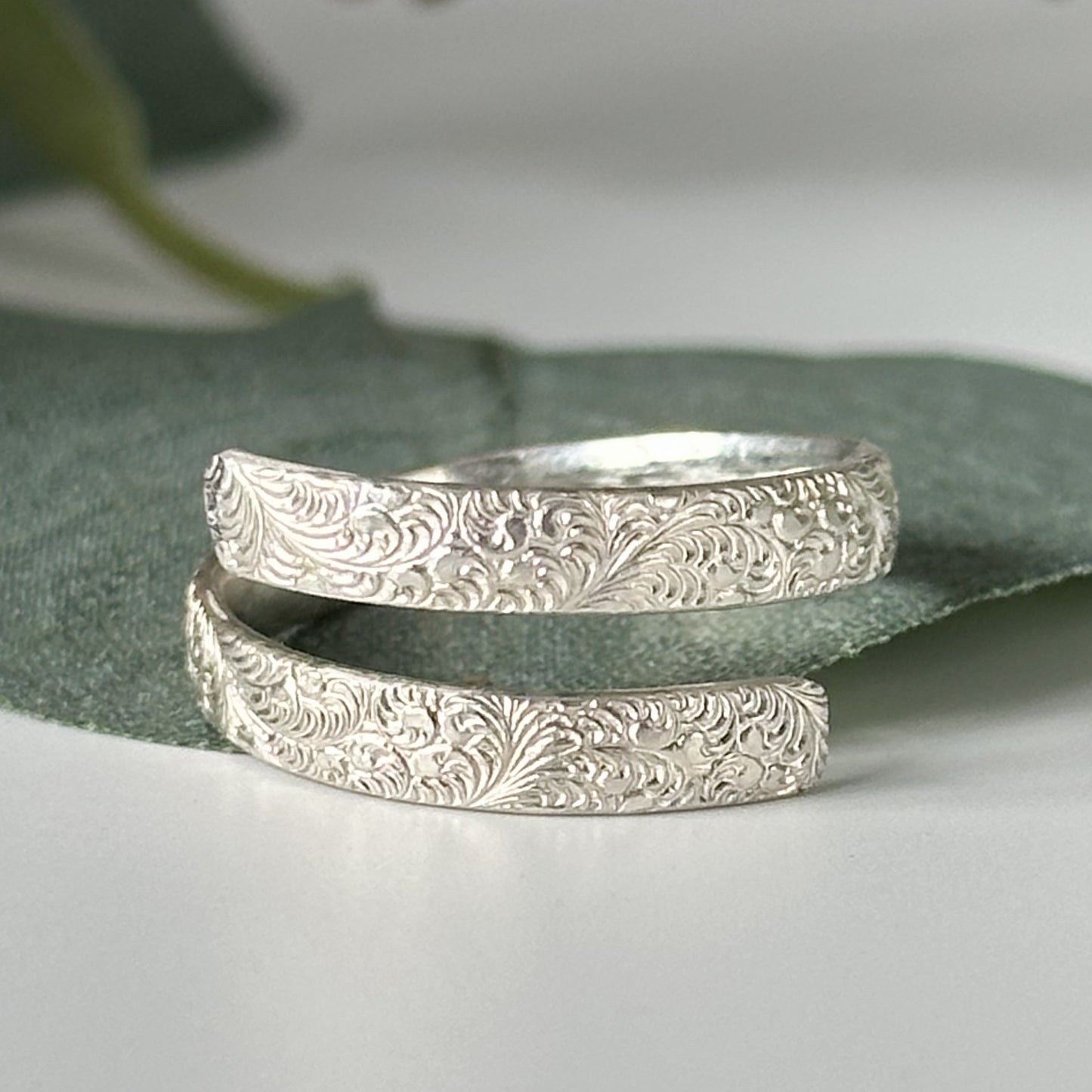 Silver Fern Adjustable Wrap Ring