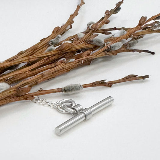 Classic T-Bar Necklace - Sterling Silver