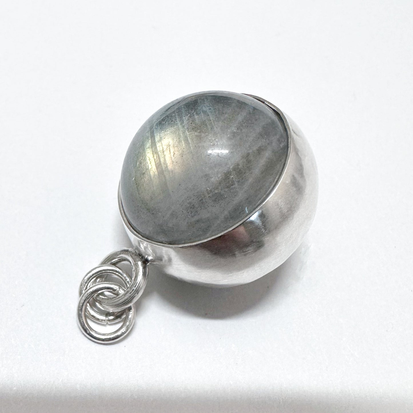 Crystal Fidget Spinner Necklace - Tigers Eye, Labradorite, Aventurine, Smokey Quartz, Hematite Quartz