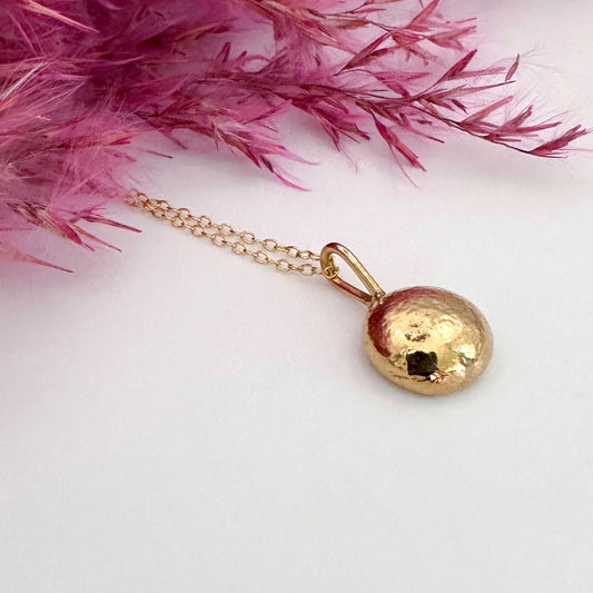 Pebble Necklace - Gold Vermeil