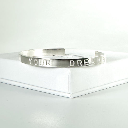 Personalised Sterling Silver Cuff Bangle