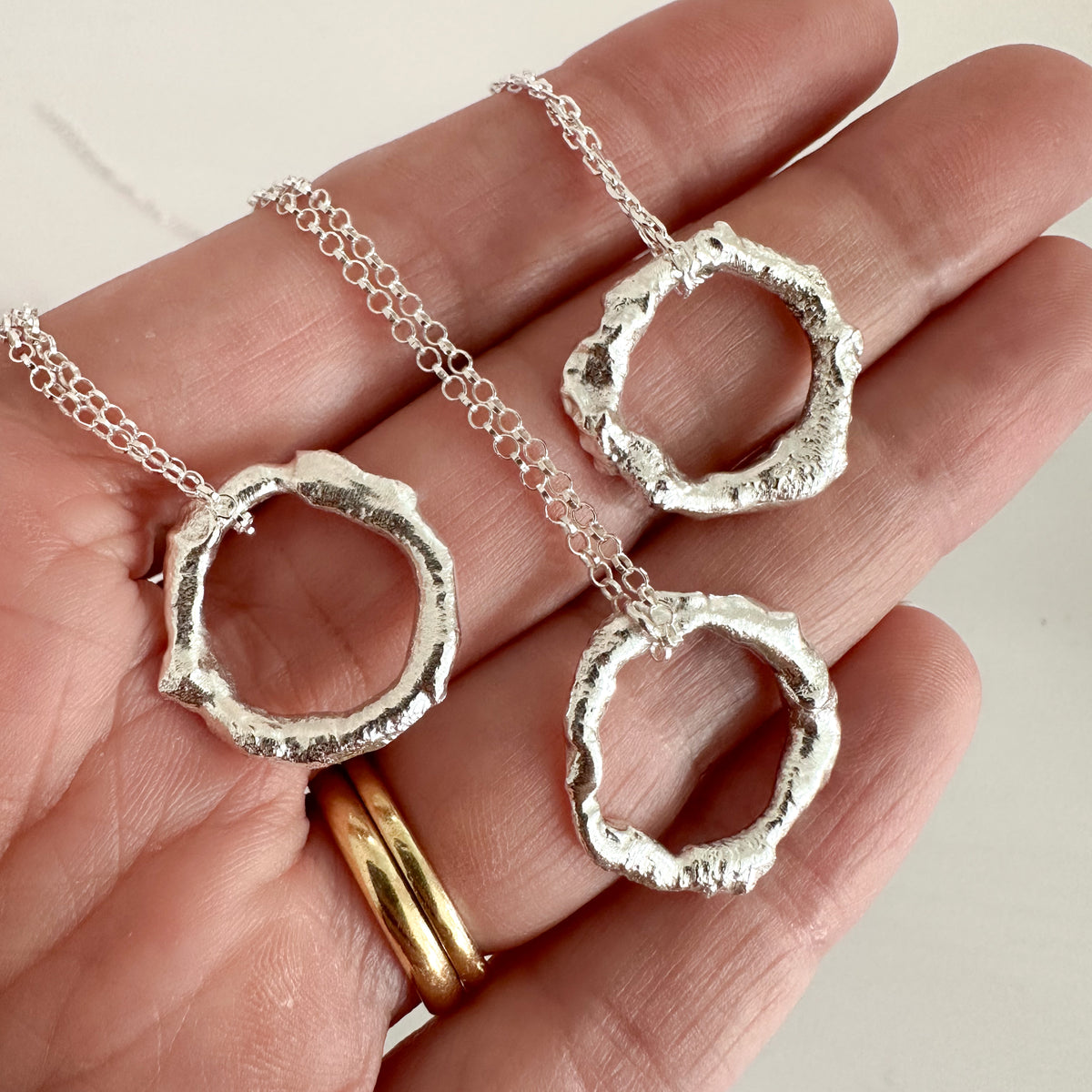 Molten Halo Necklace
